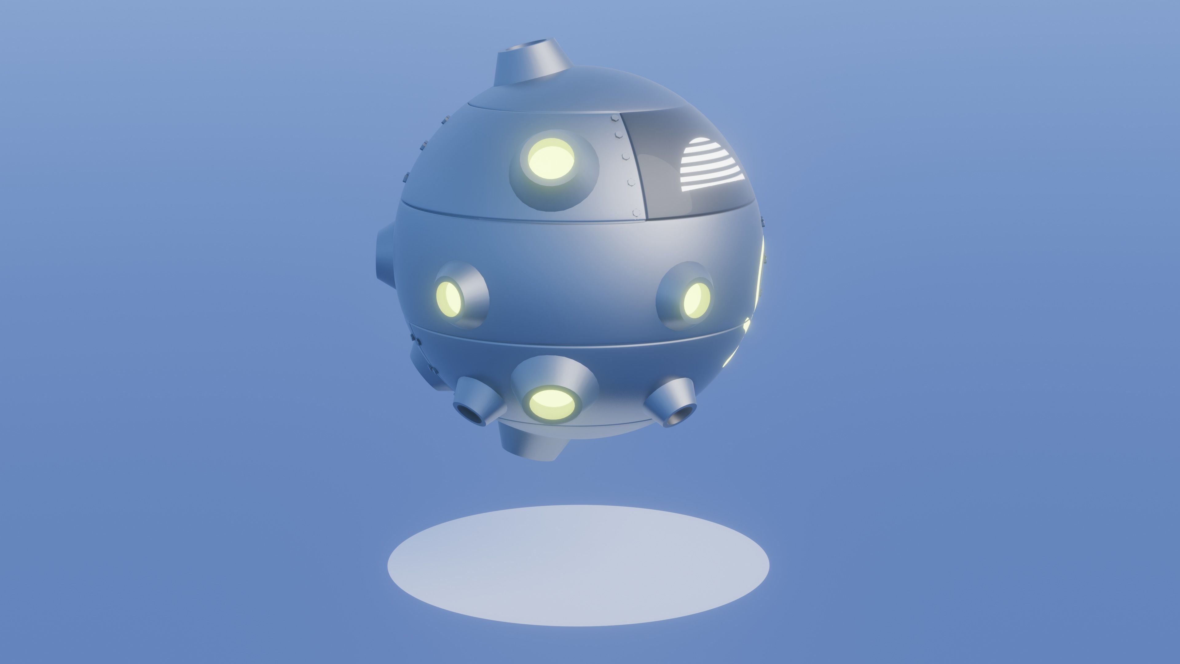 Iron Toxin - Robotic Future Paradox Koffing and Shiny 3D model_7