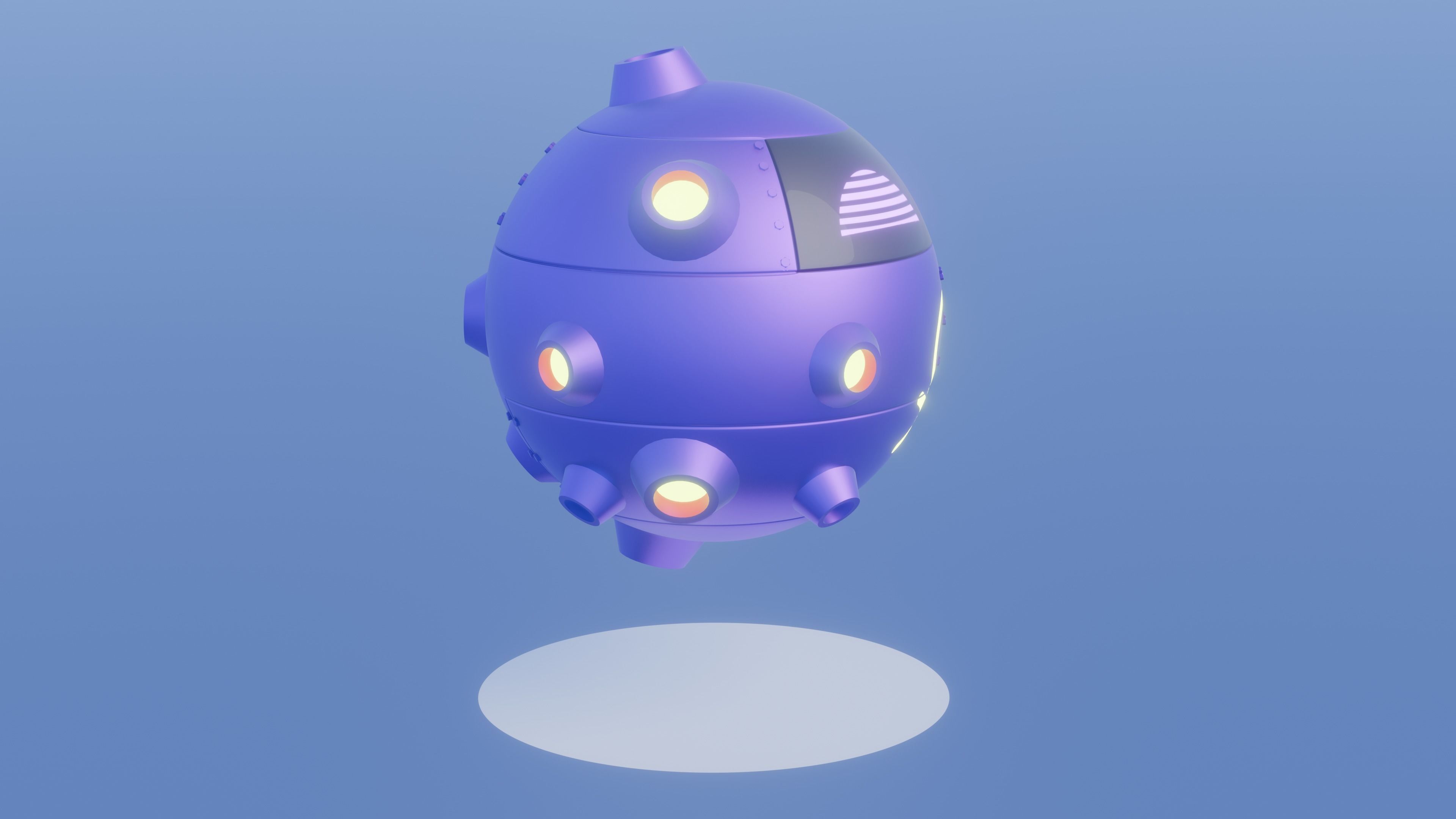 Iron Toxin - Robotic Future Paradox Koffing and Shiny 3D model_6