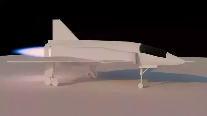 Jet Fighter Landing Gear JA37 Viggen