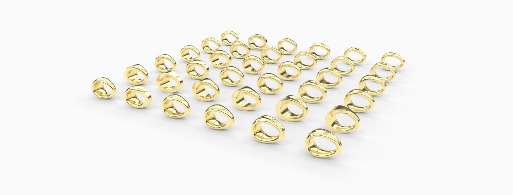 Collection 36 Bails for Goldsmiths Pendants 3D print model_3