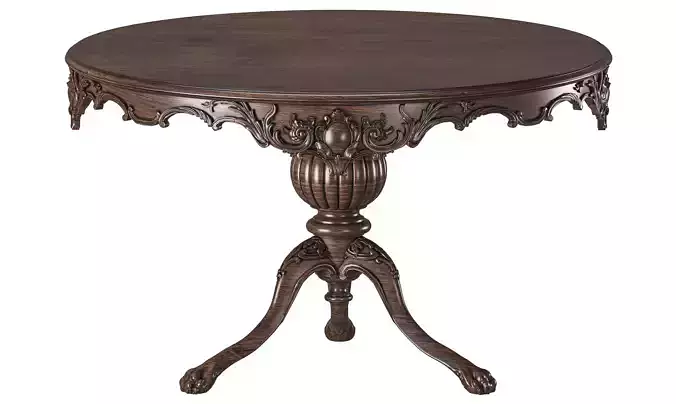 benjamin randolph french round entrance table  art 732