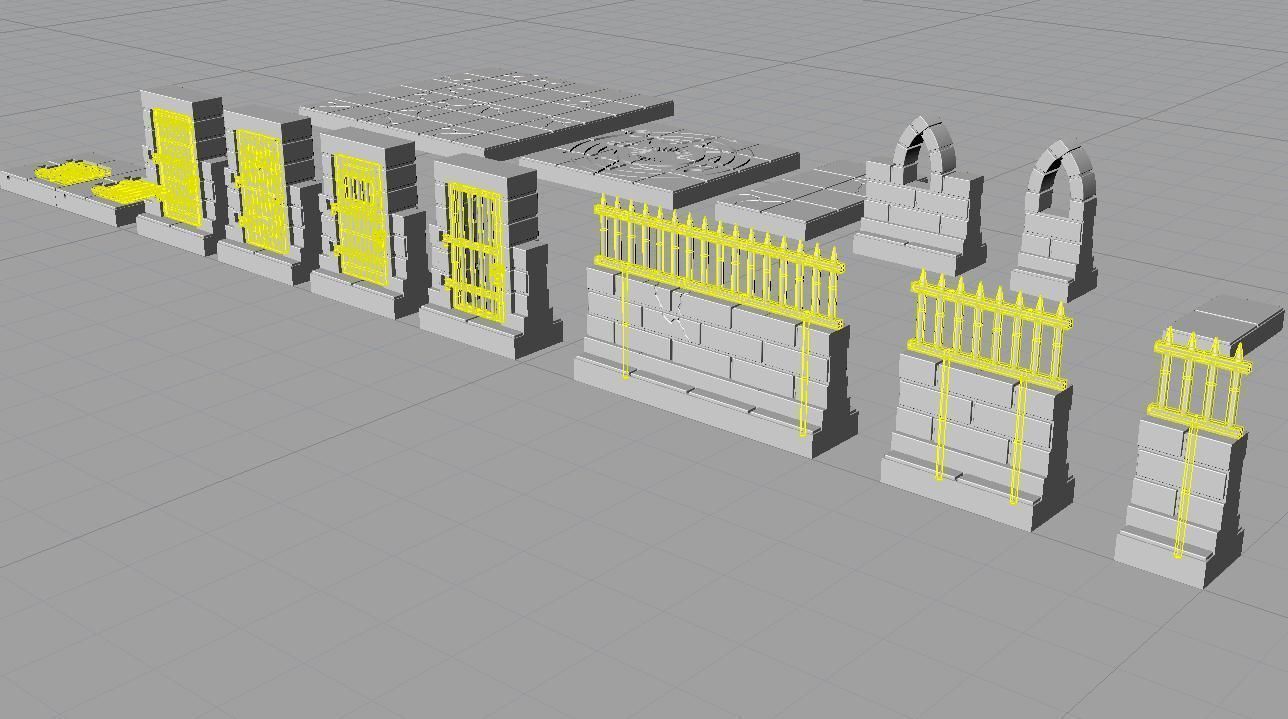 Dungeon Magnetic System - Expansion Set A 3D print model_4