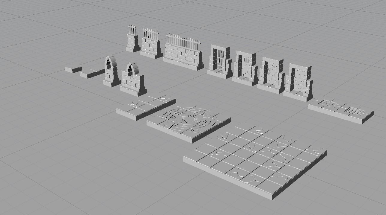 Dungeon Magnetic System - Expansion Set A 3D print model_6