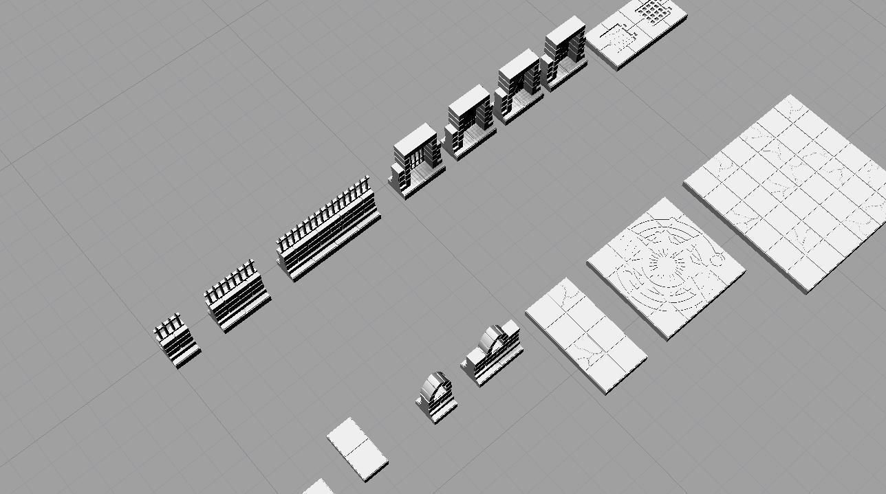 Dungeon Magnetic System - Expansion Set A 3D print model_8