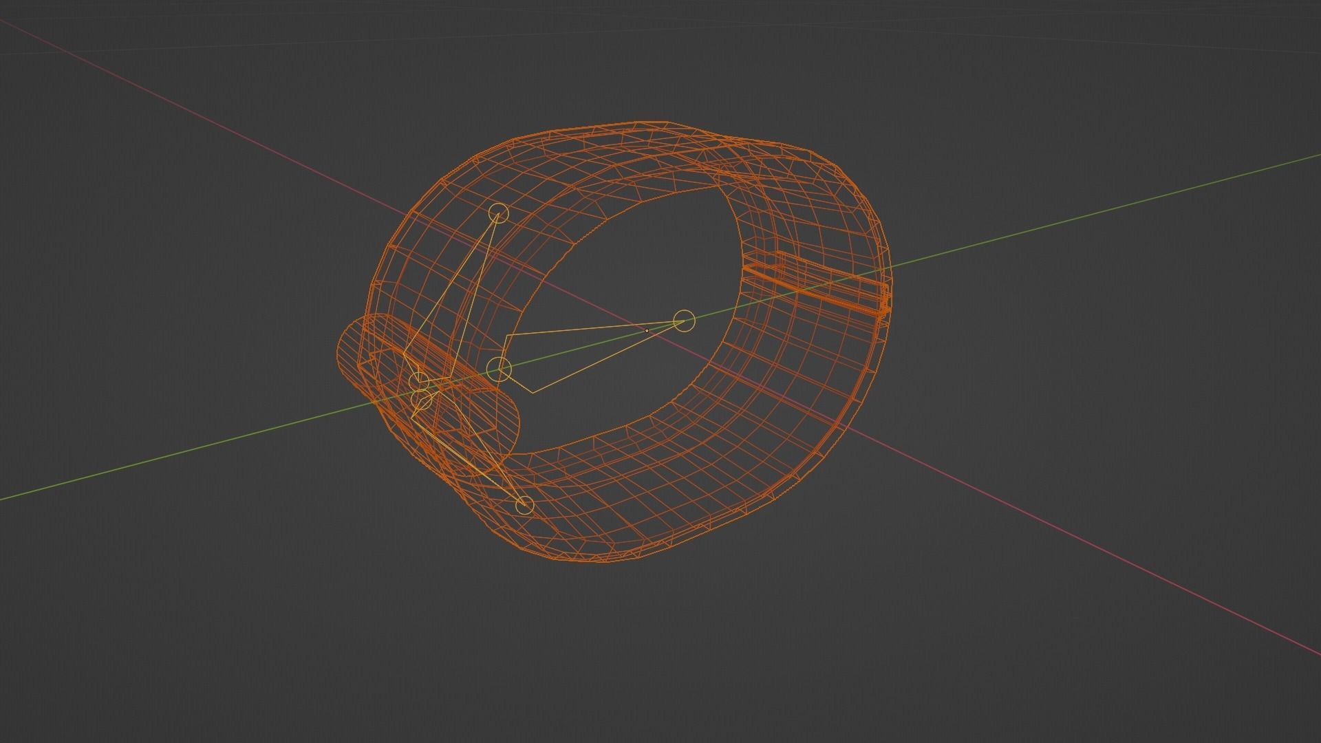 BDSM Modern Cuffs Low-poly 3D model_11