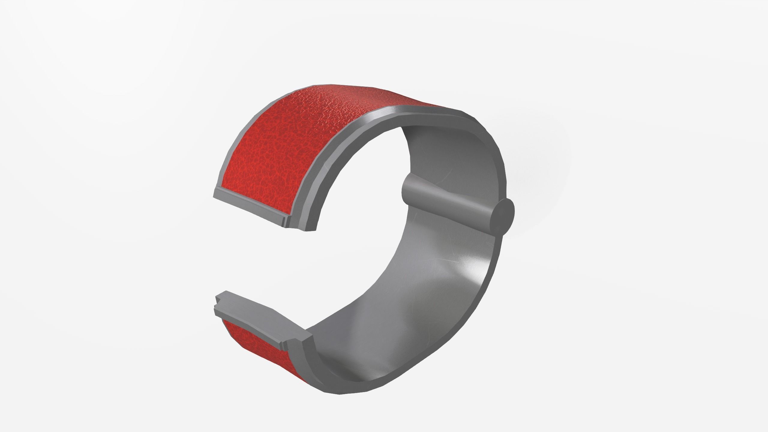 BDSM Modern Cuffs Low-poly 3D model_1