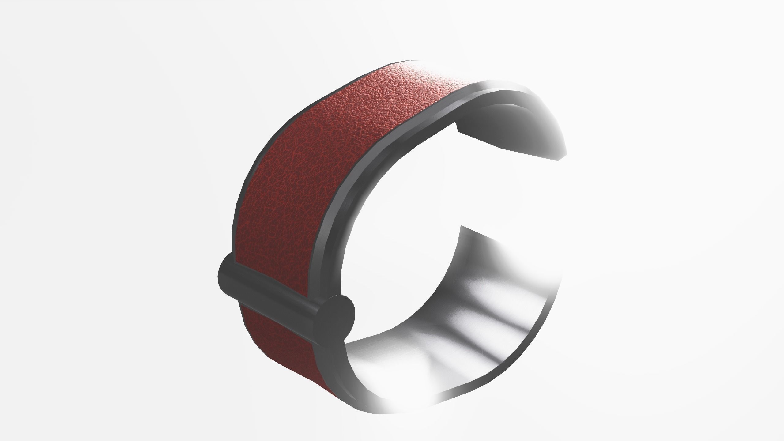 BDSM Modern Cuffs Low-poly 3D model_3