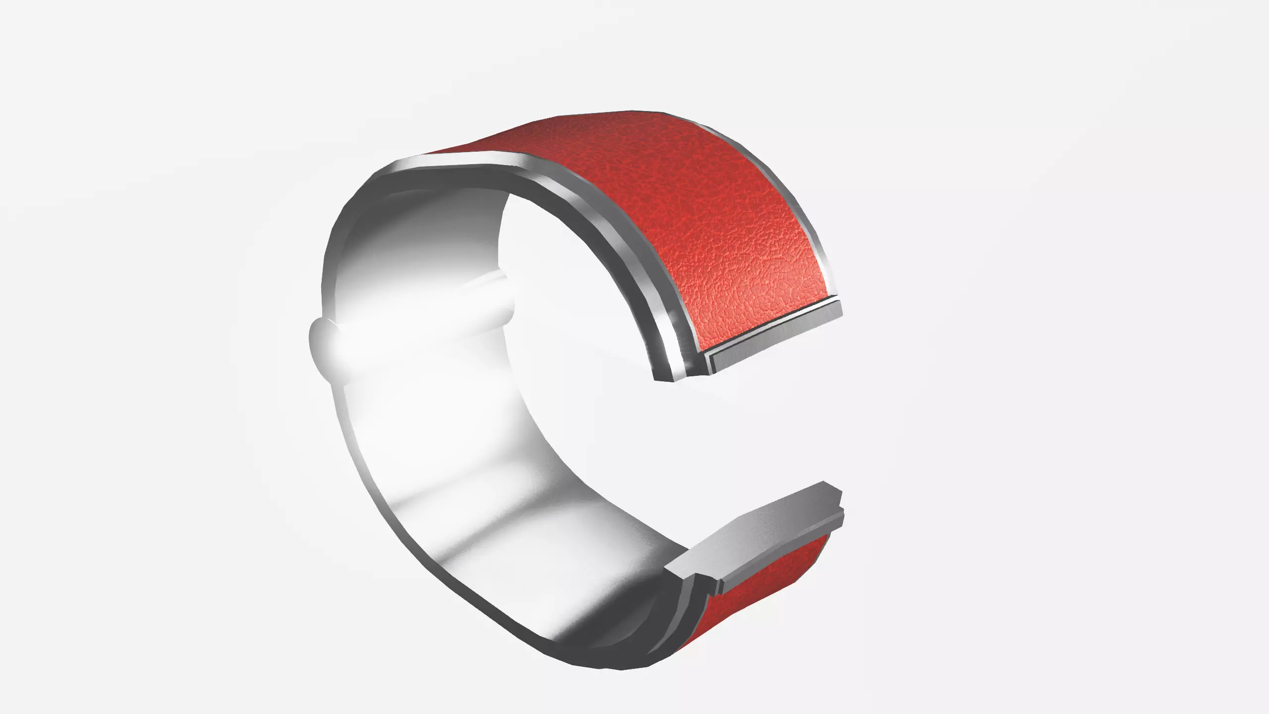 BDSM Modern Cuffs Low-poly 3D model_0