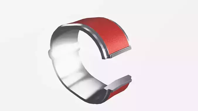 BDSM Modern Cuffs Low-poly 3D model