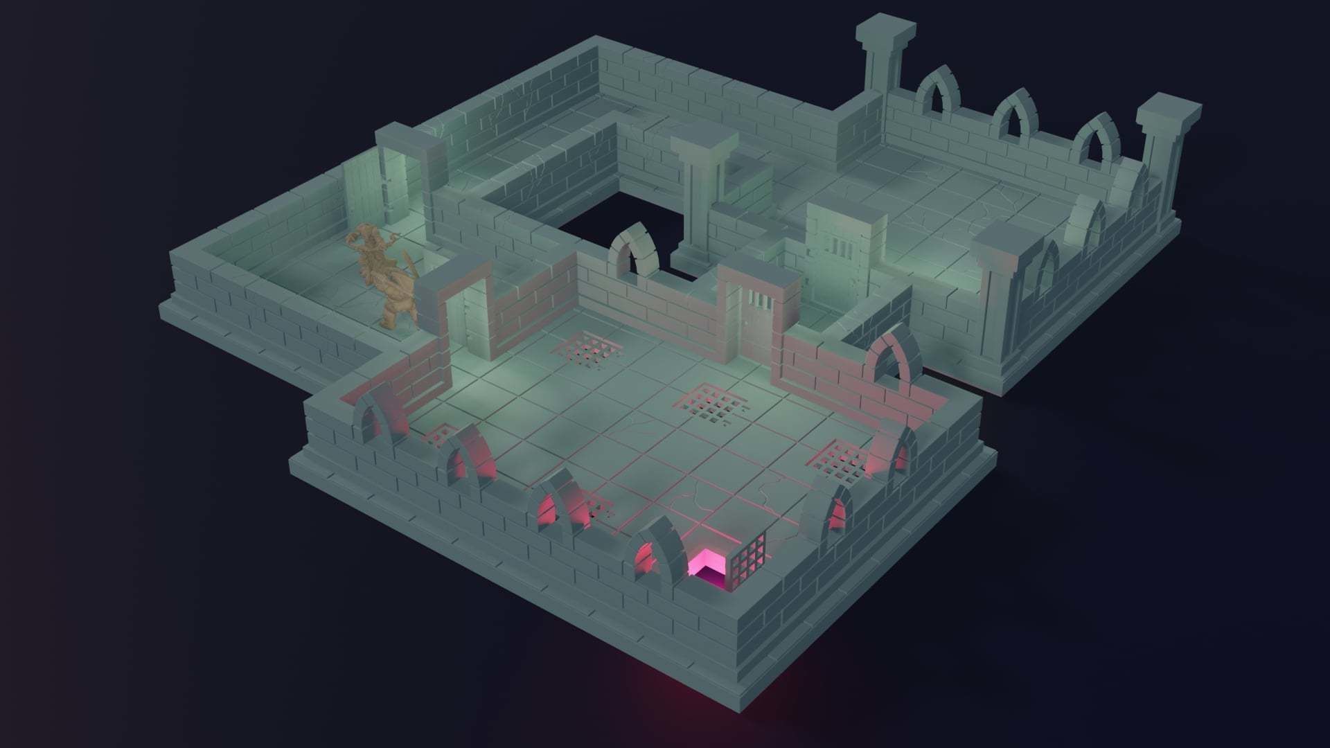 Dungeon Magnetic System - Expansion Set B 3D print model_19