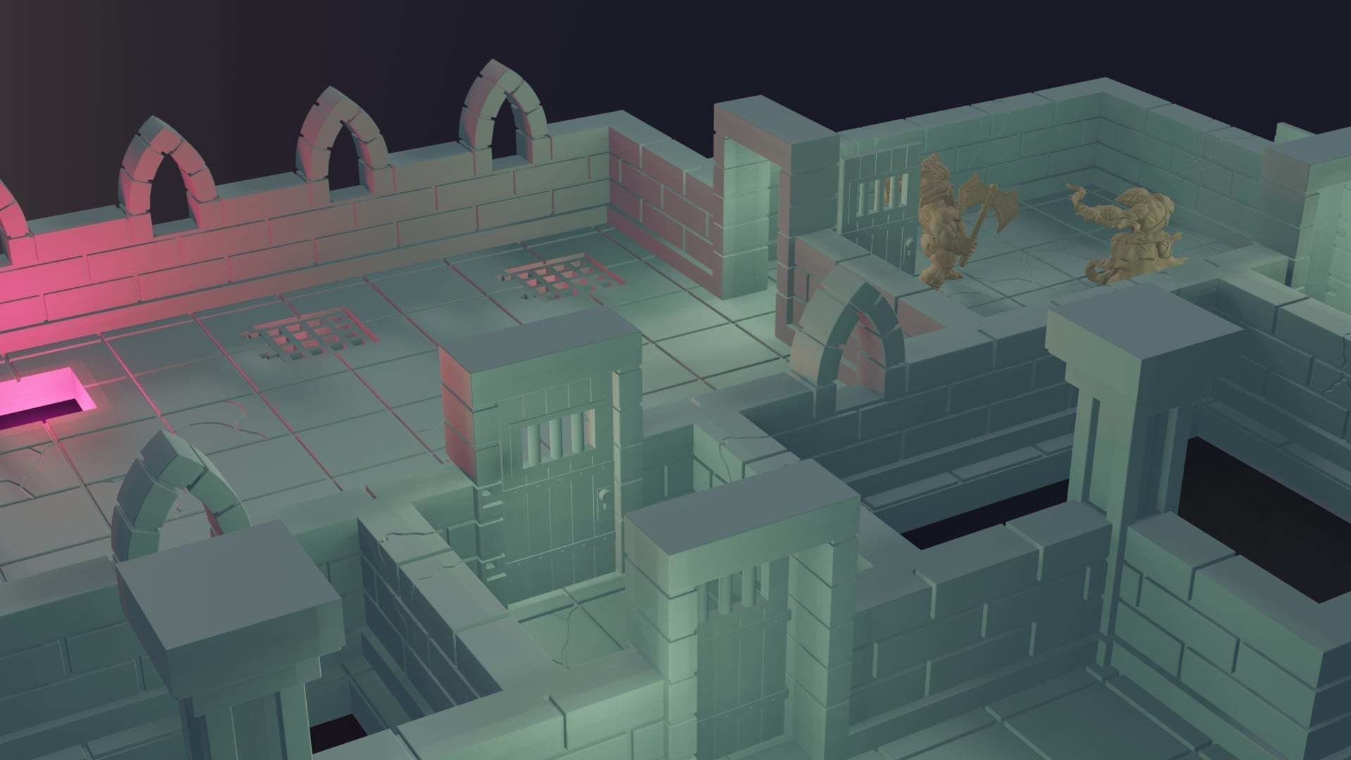 Dungeon Magnetic System - Expansion Set B 3D print model_4