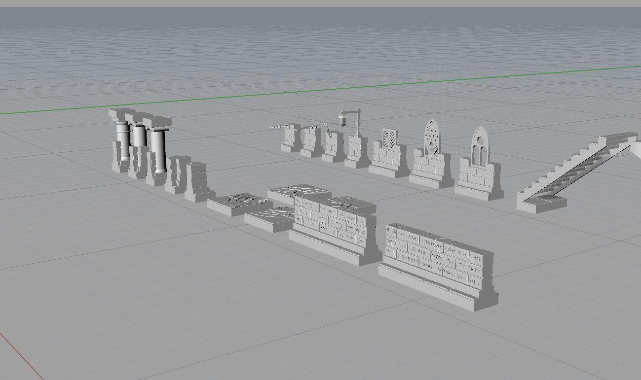 Dungeon Magnetic System - Expansion Set B 3D print model_7