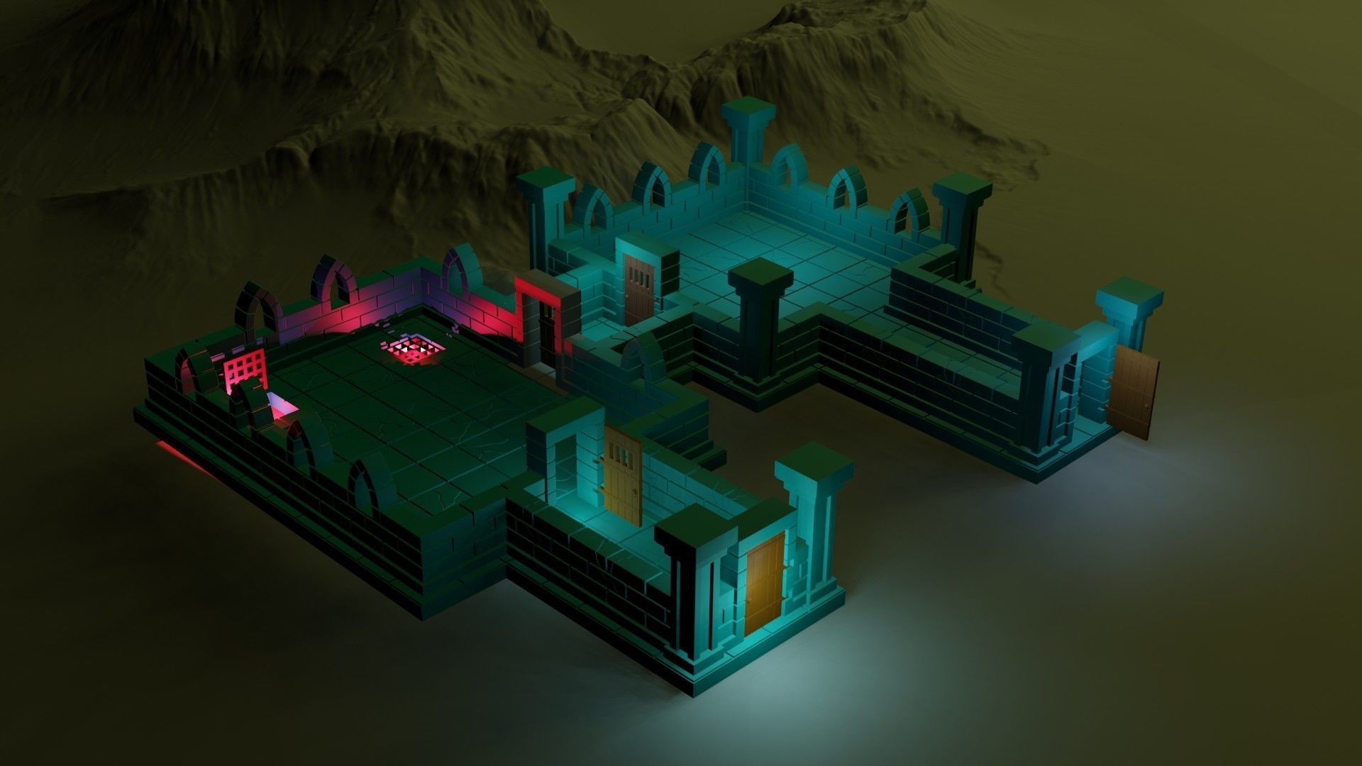 Dungeon Magnetic System - Expansion Set B 3D print model_14