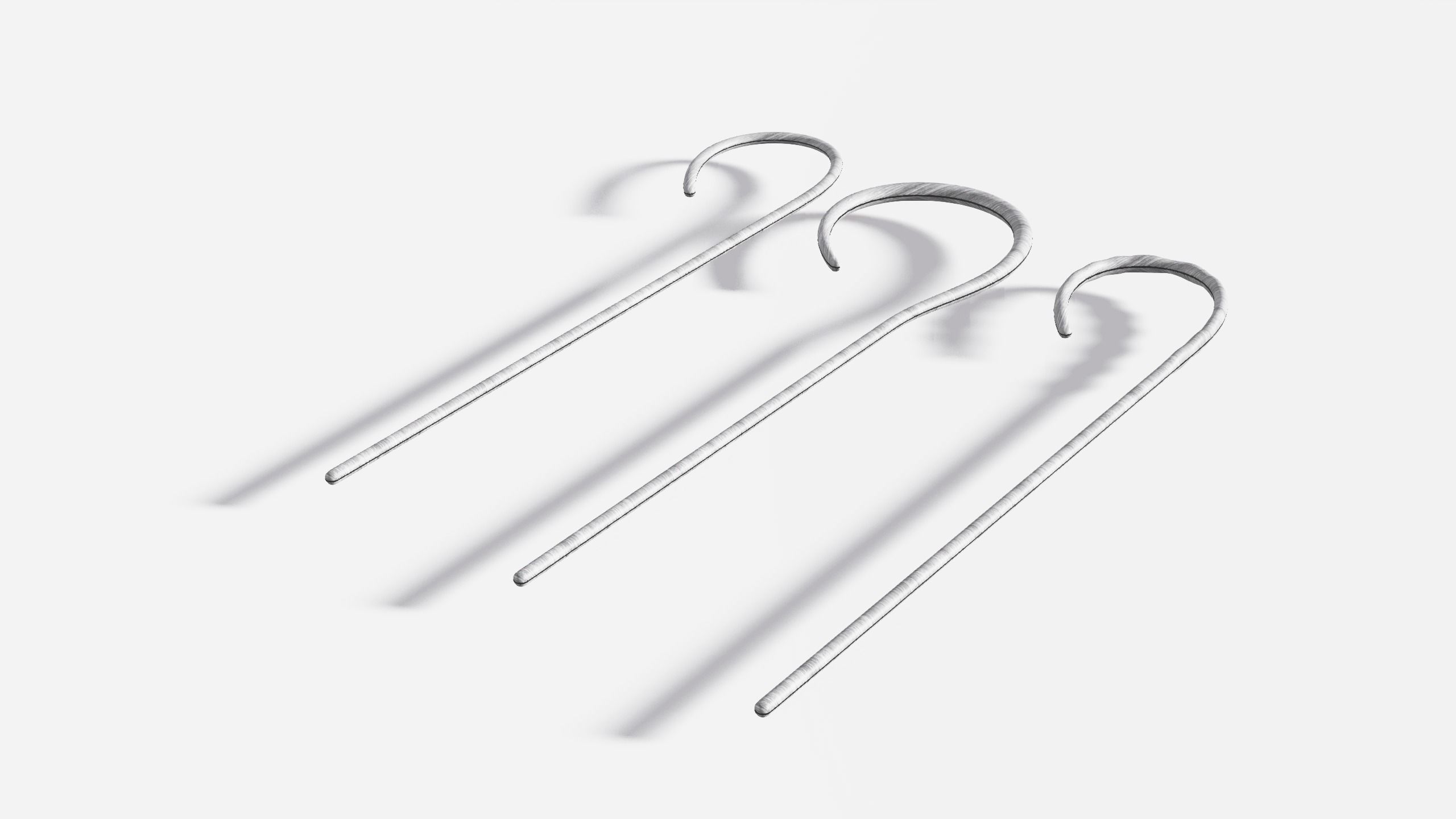 BDSM Spanking Canes Low-poly 3D model_1