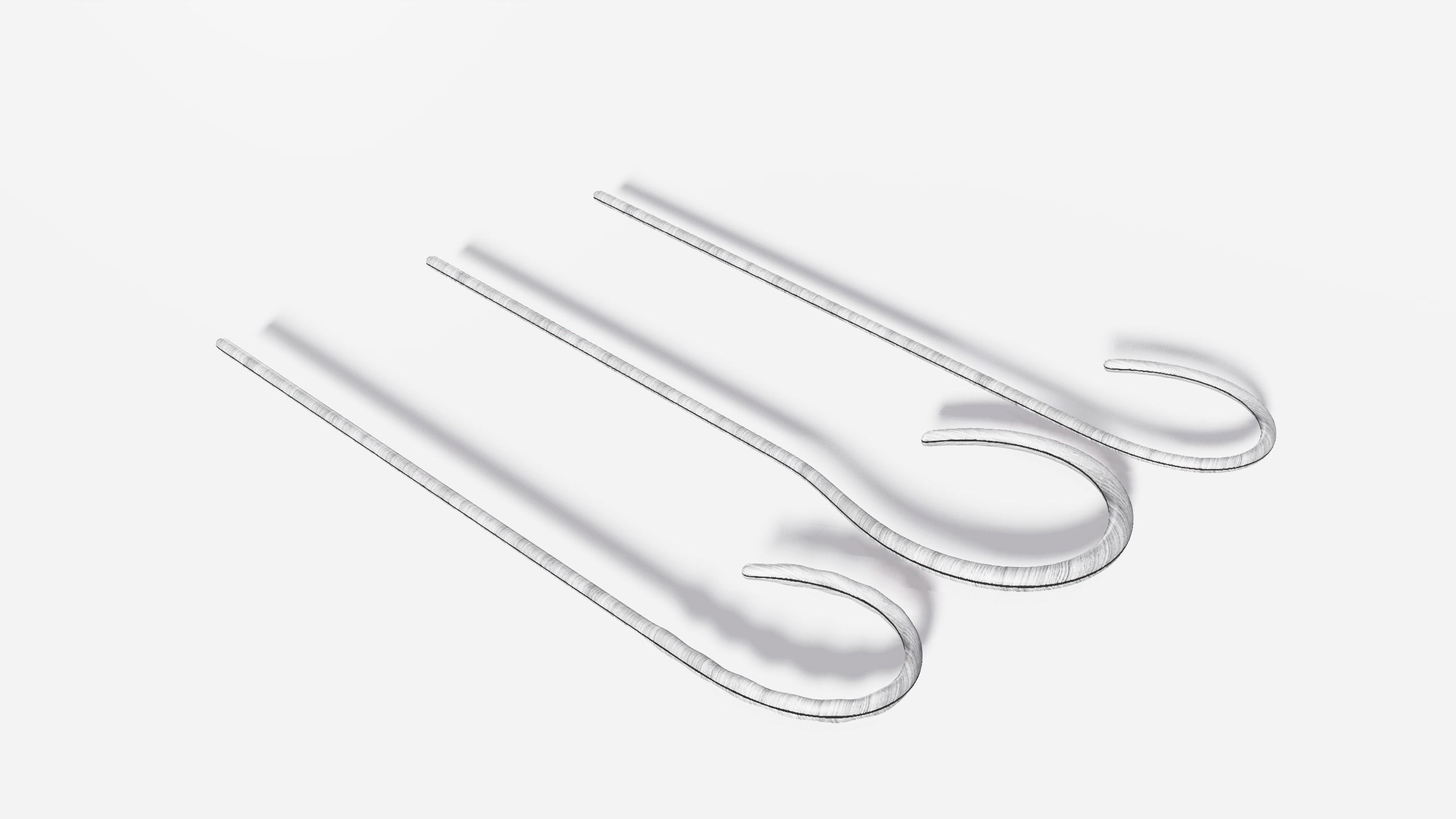 BDSM Spanking Canes Low-poly 3D model_2