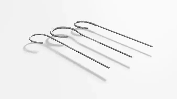 BDSM Spanking Canes Low-poly 3D model
