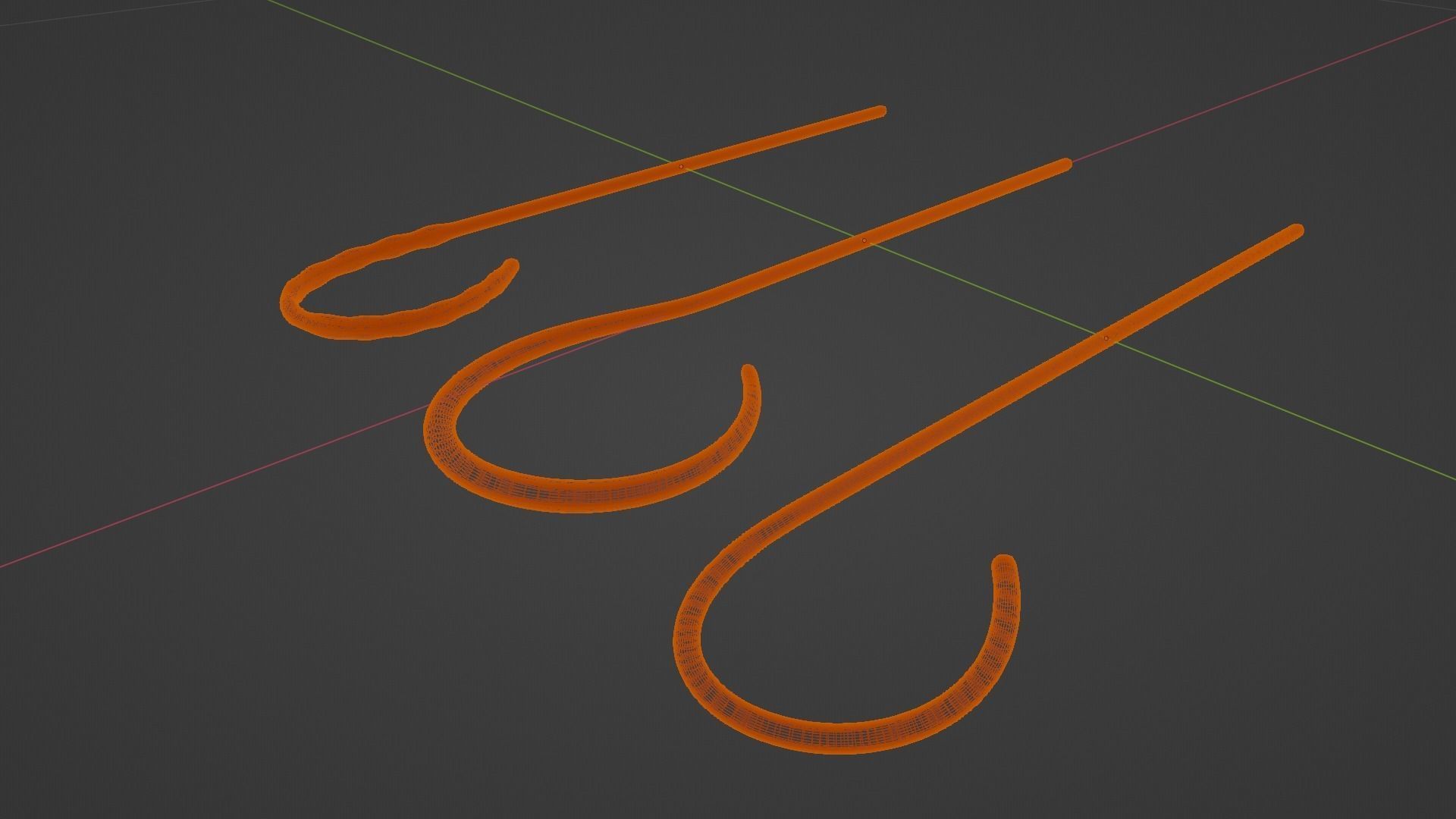 BDSM Spanking Canes Low-poly 3D model_11