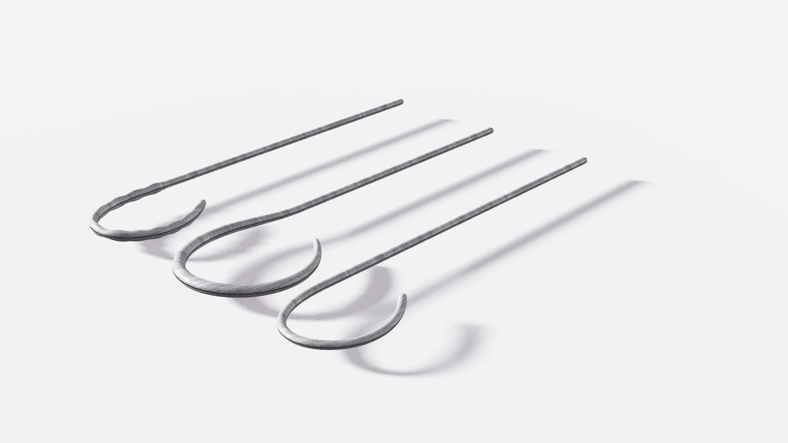 BDSM Spanking Canes Low-poly 3D model_3