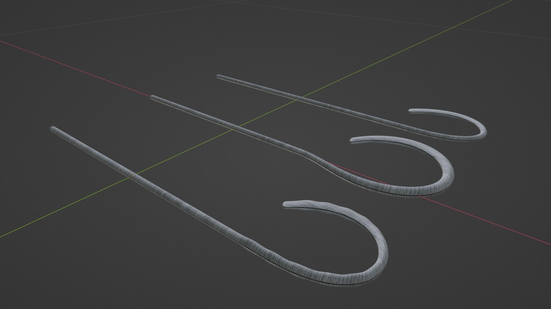 BDSM Spanking Canes Low-poly 3D model_6