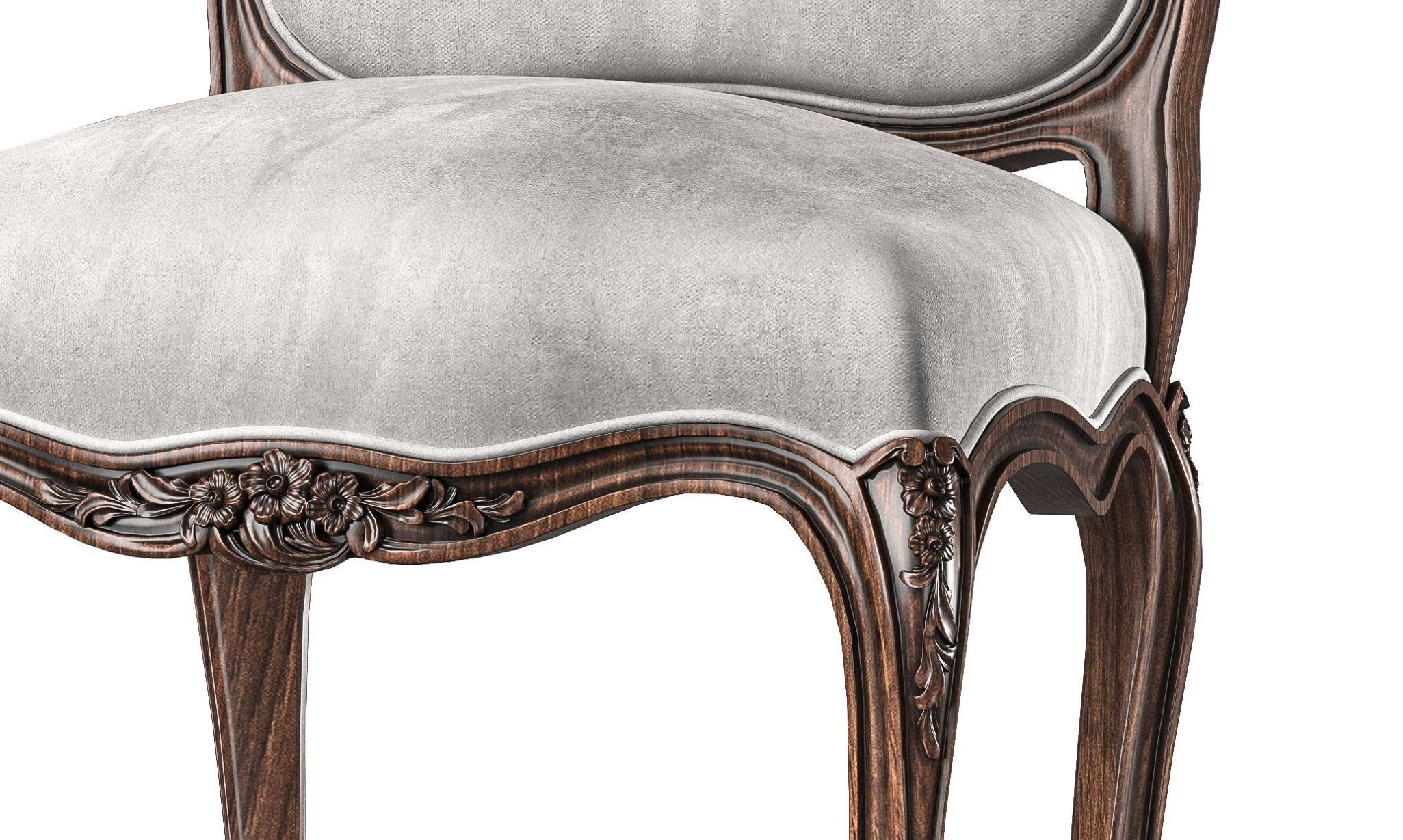 chairish  table and chair art 8732 3D model_8