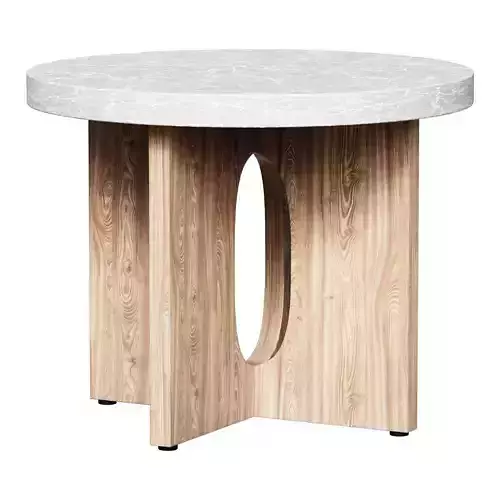 Androgyne coffee table 50 cm beige oak