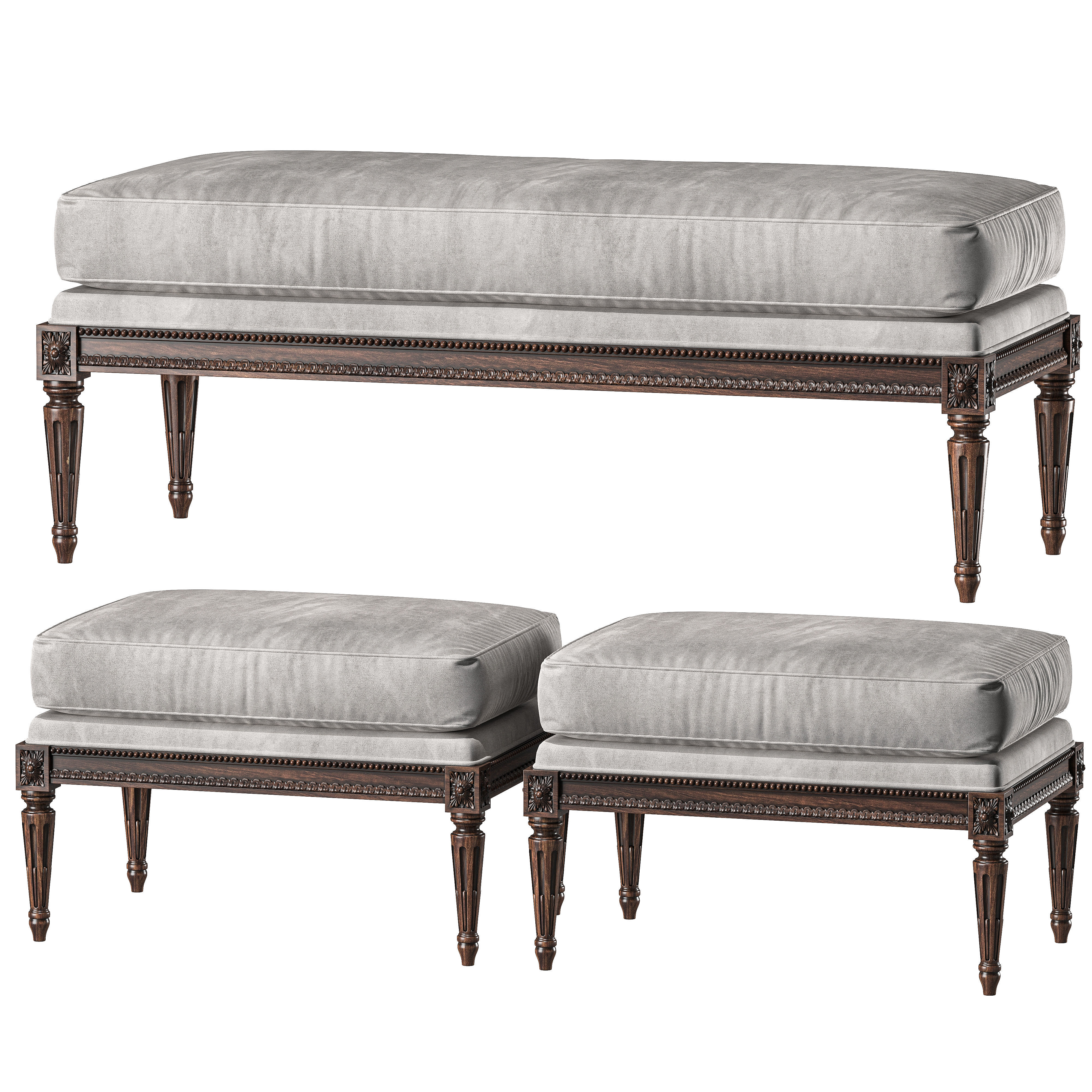 chairish pouf art 4353 3D model_1