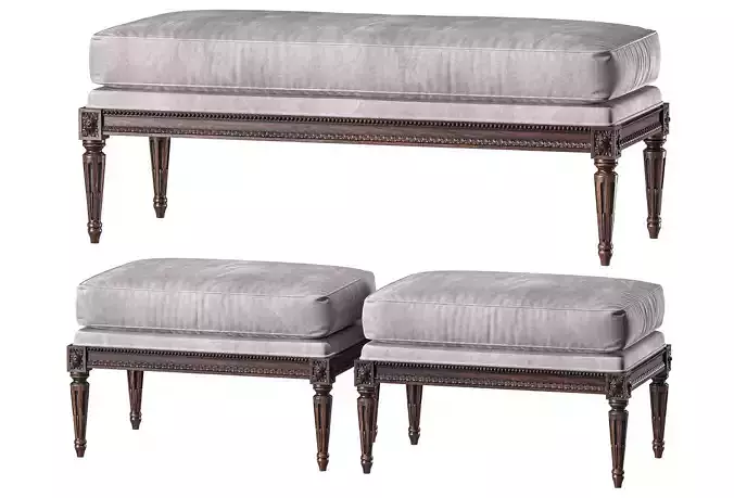 chairish pouf art 4353