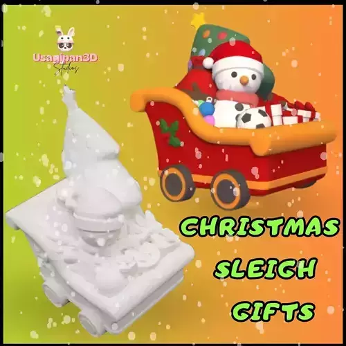 Christmas Sleigh Gifts 3D print model
