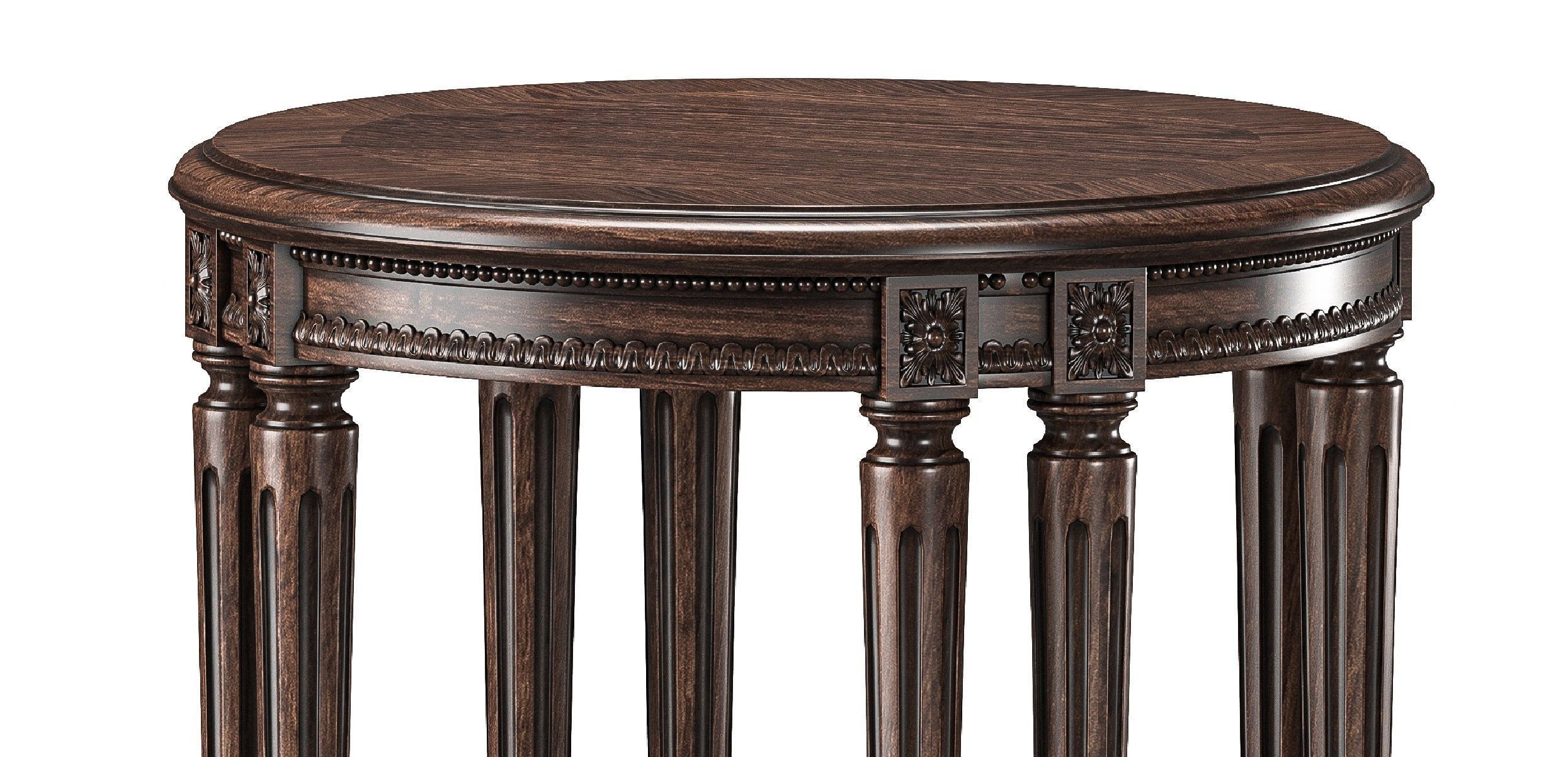 chairish round coffee table  art 4353 3D model_7