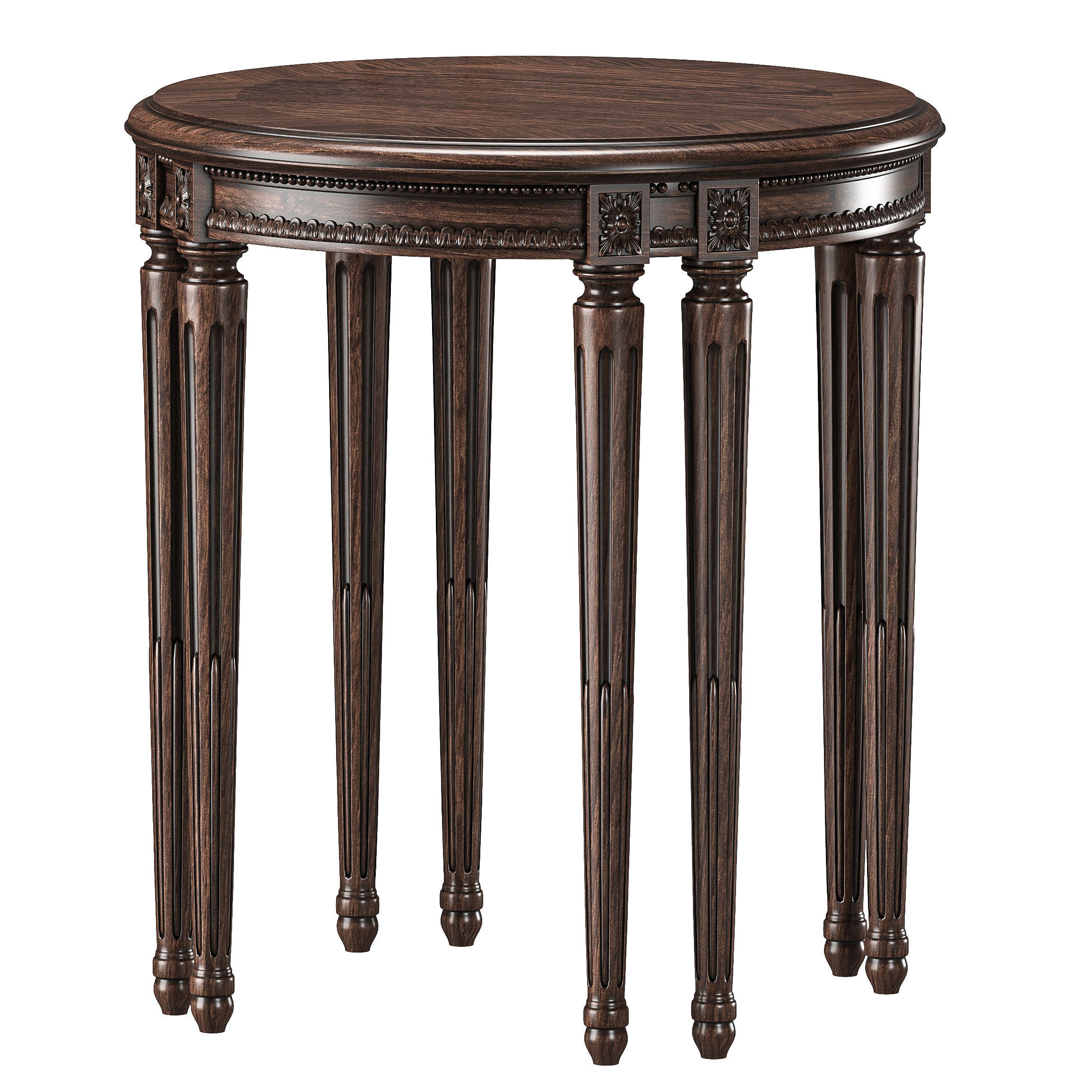 chairish round coffee table  art 4353 3D model_3