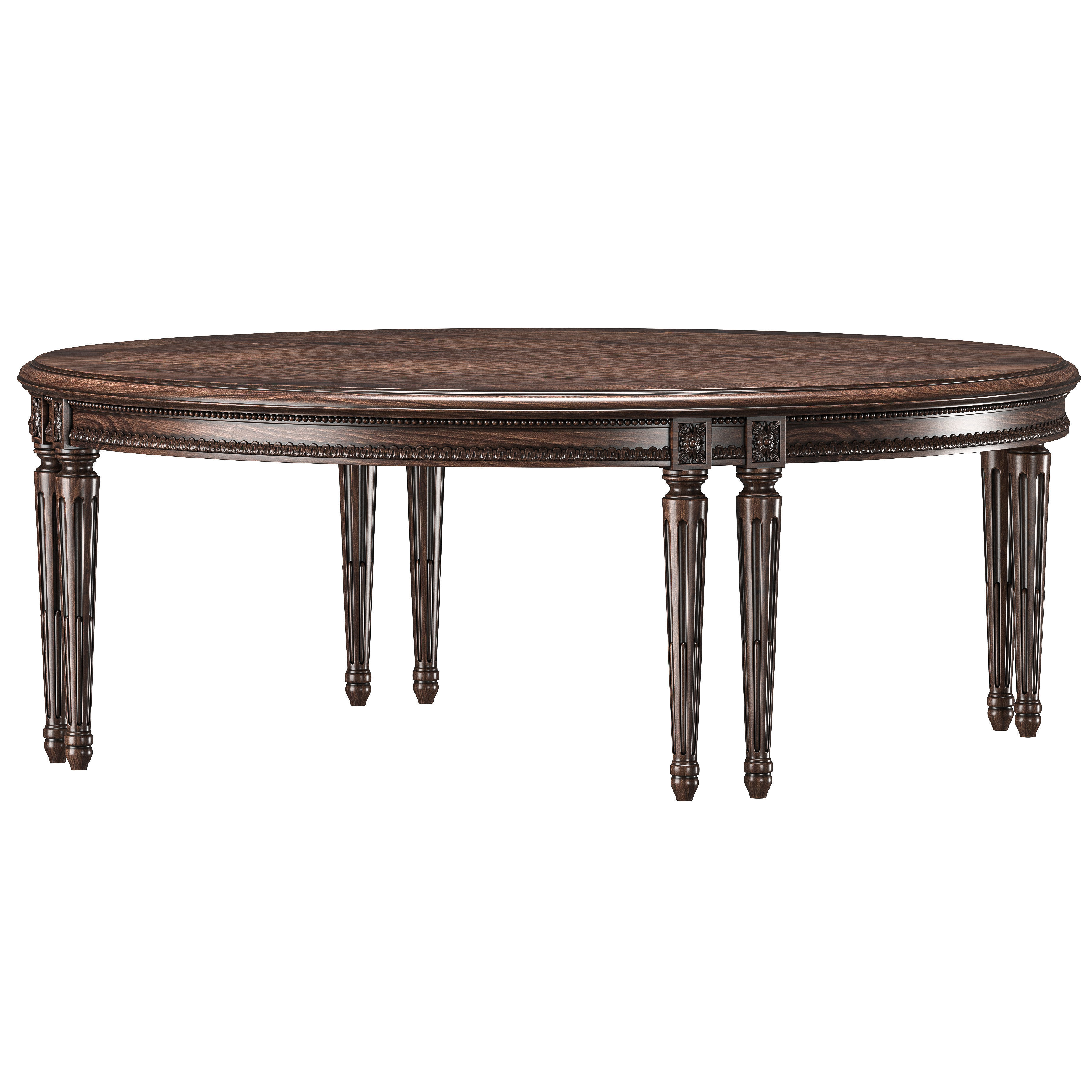 chairish round coffee table  art 4353 3D model_2