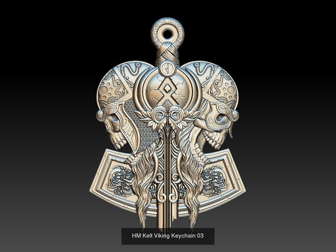 HM Viking Kelt Keychain Collettions 7 different Collection _1