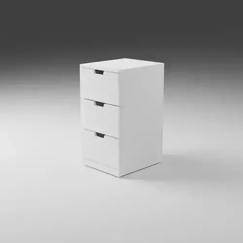 IKEA Nordli Chest of 3 Drawers