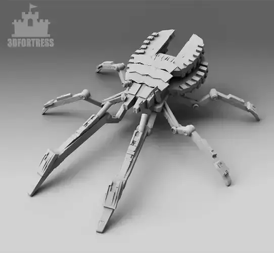 The tarantula robot 3D print model