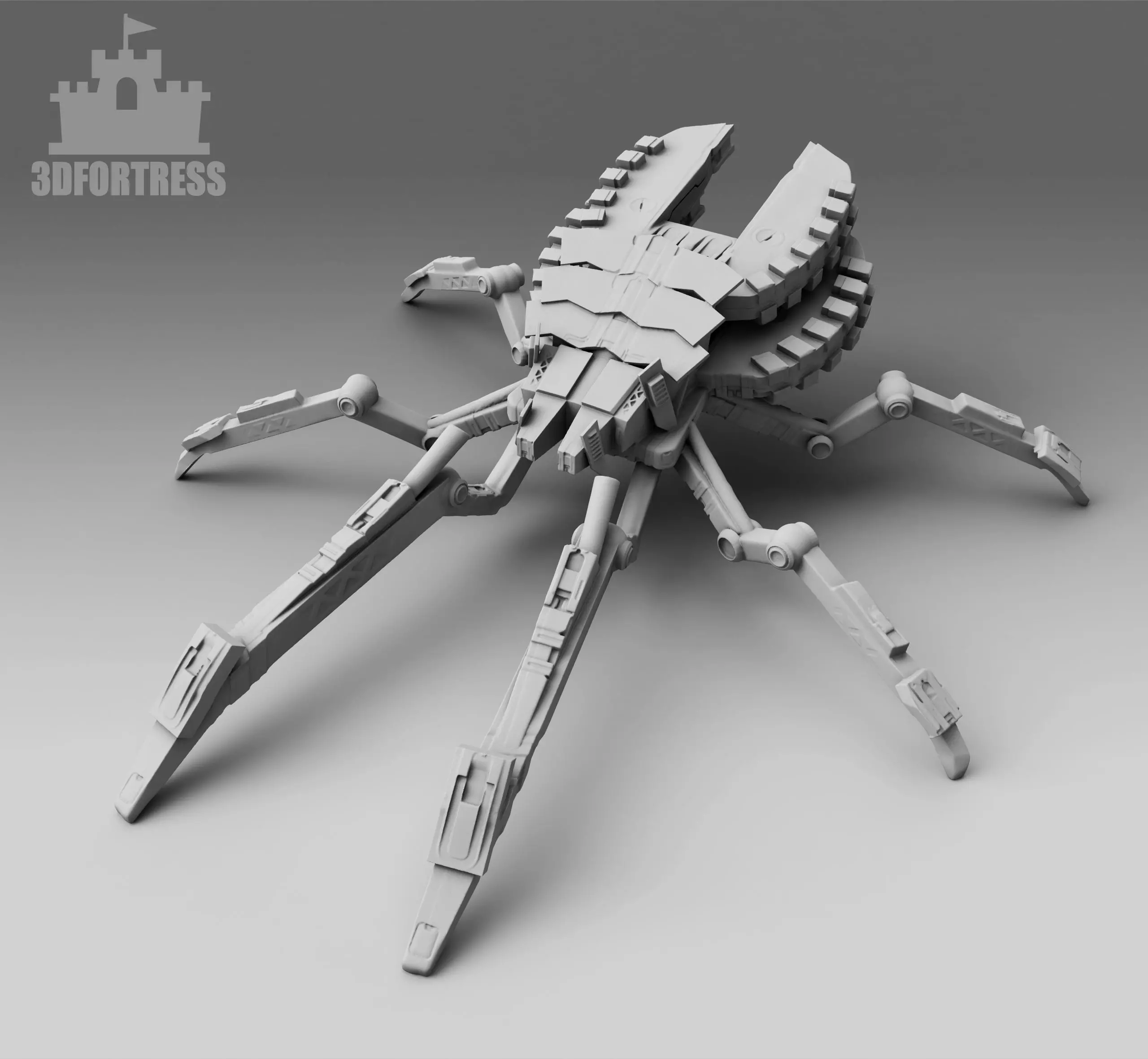 The tarantula robot 3D print model_0