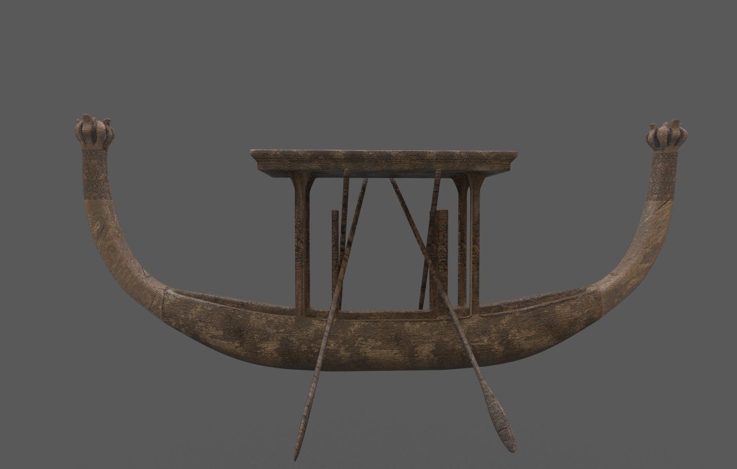 Pharos Ancient Royal boat 3D model_2