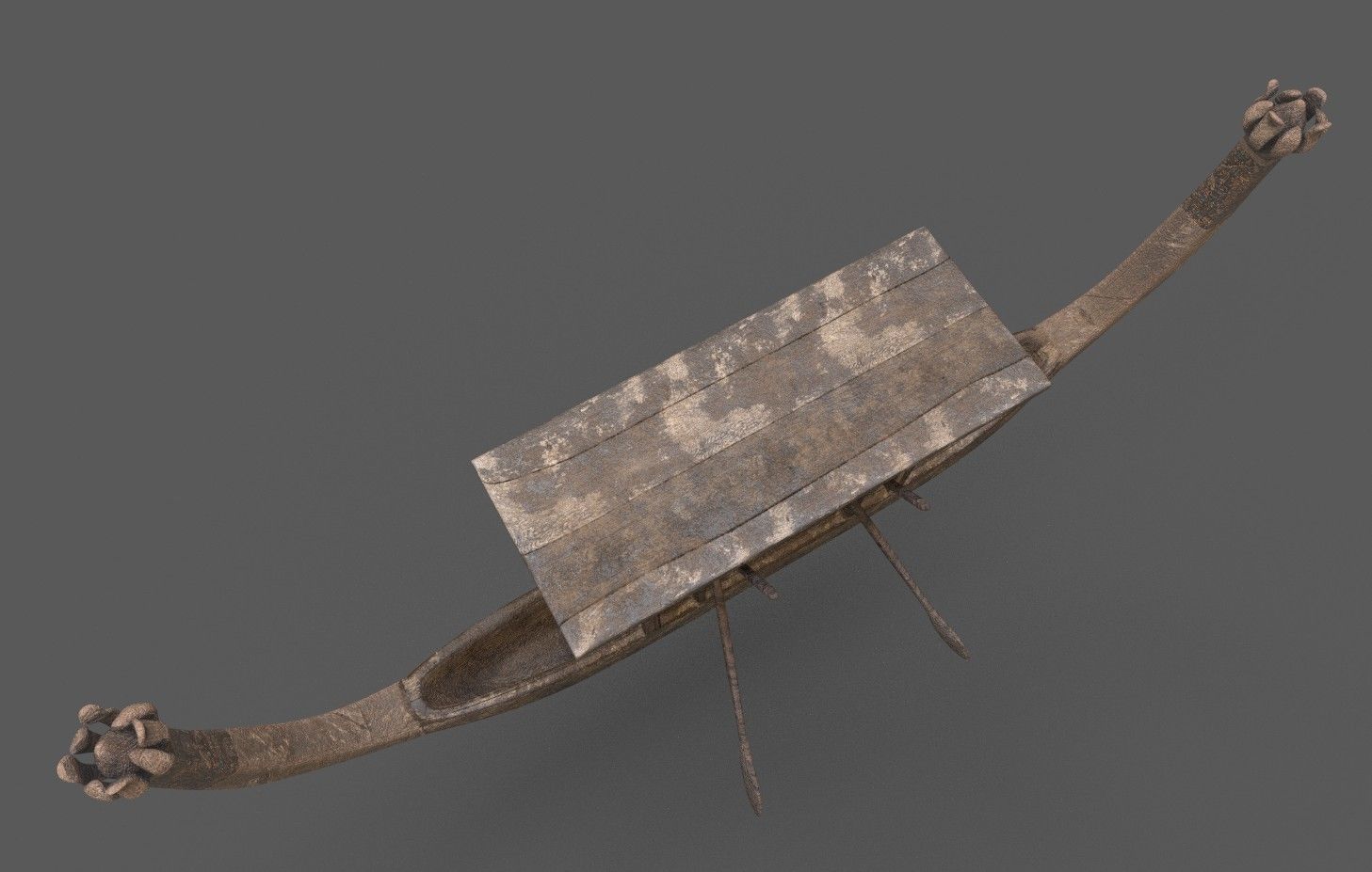 Pharos Ancient Royal boat 3D model_3