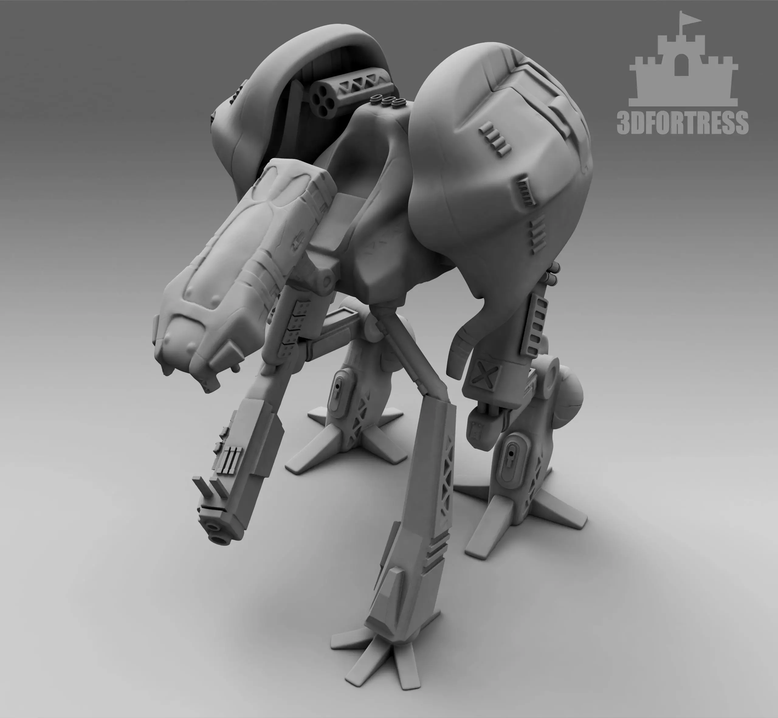 The Seeker Robot 3D print model_0