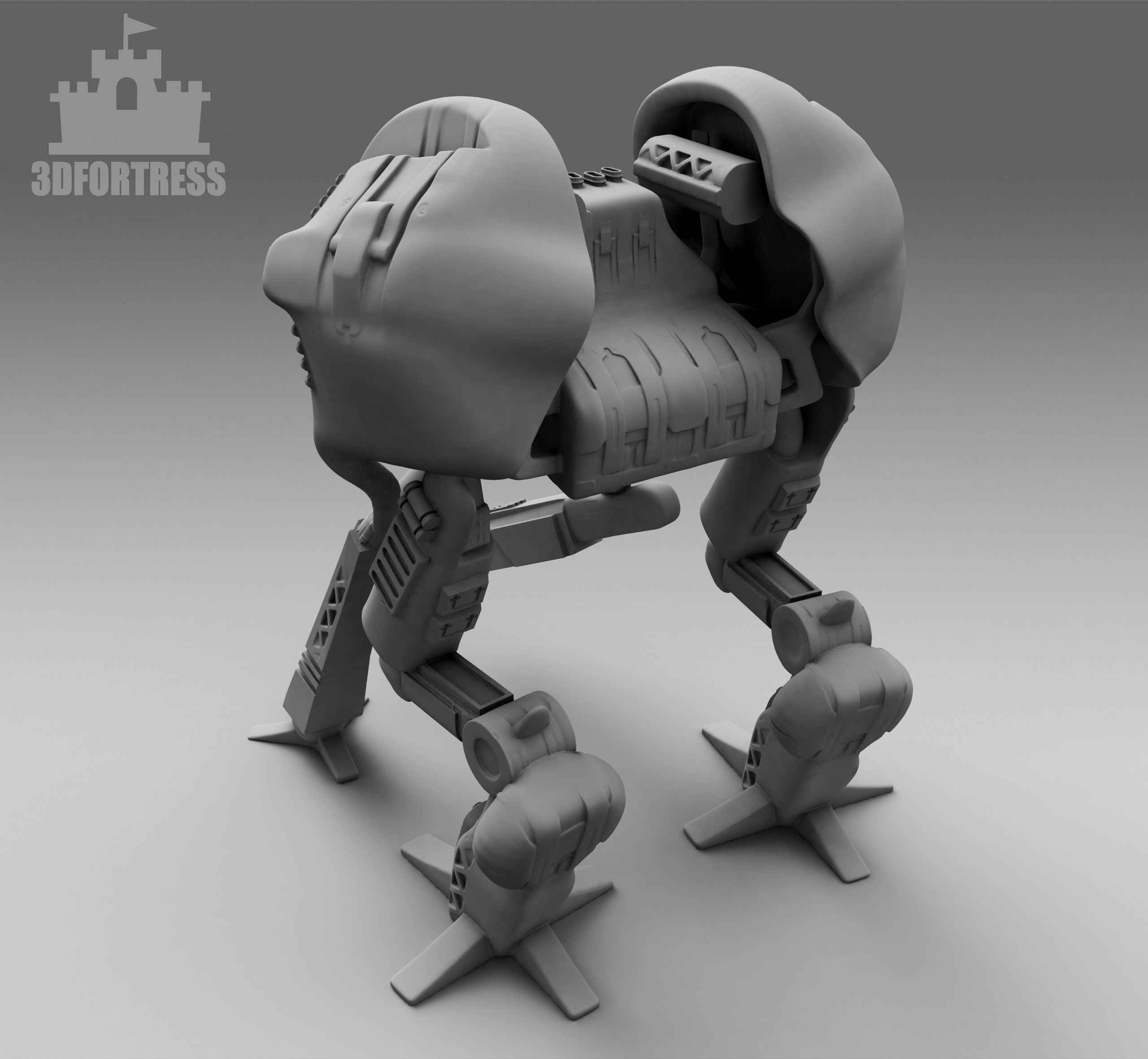 The Seeker Robot 3D print model_1