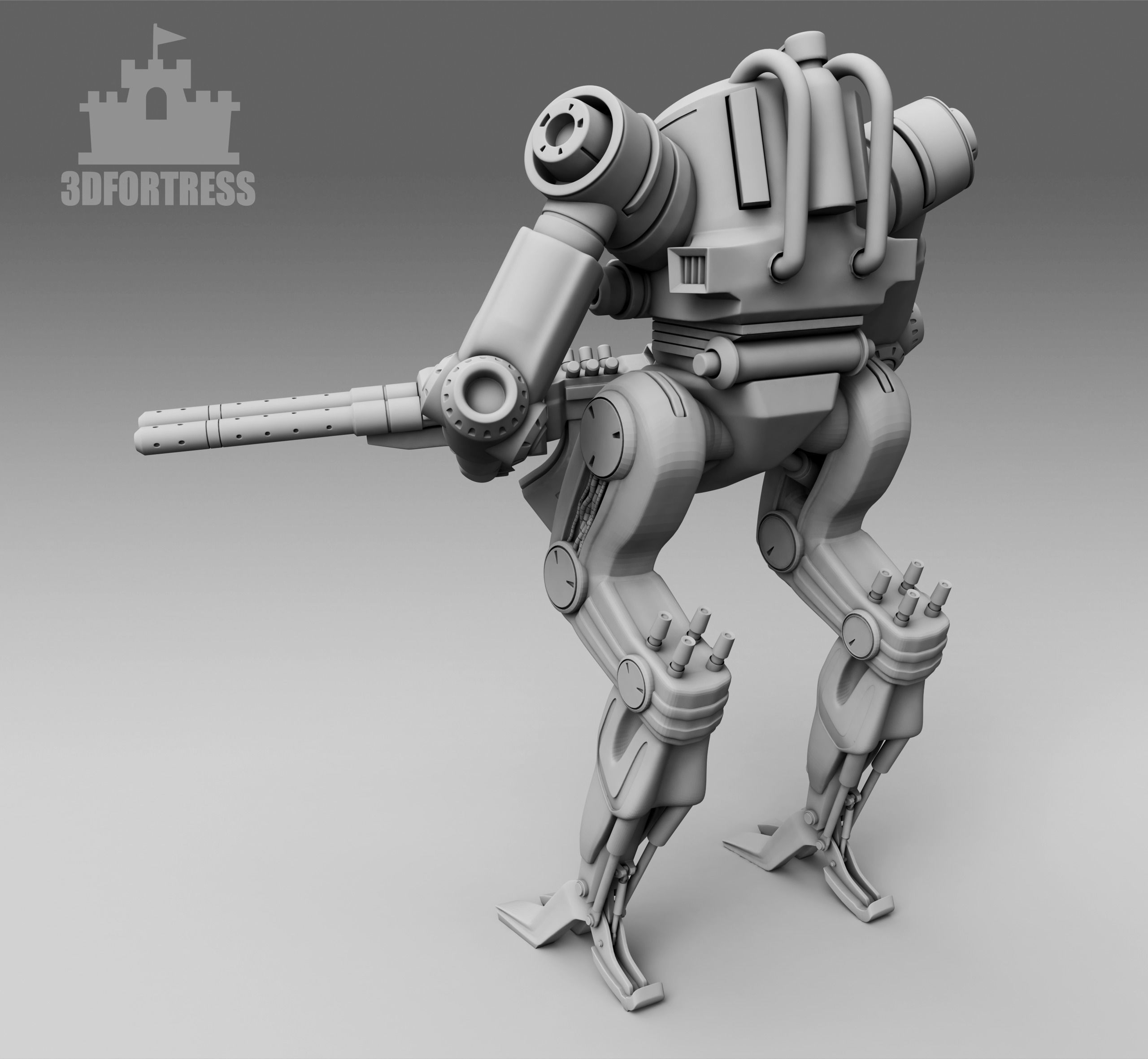 Robot T-20 S9 3D print model_1