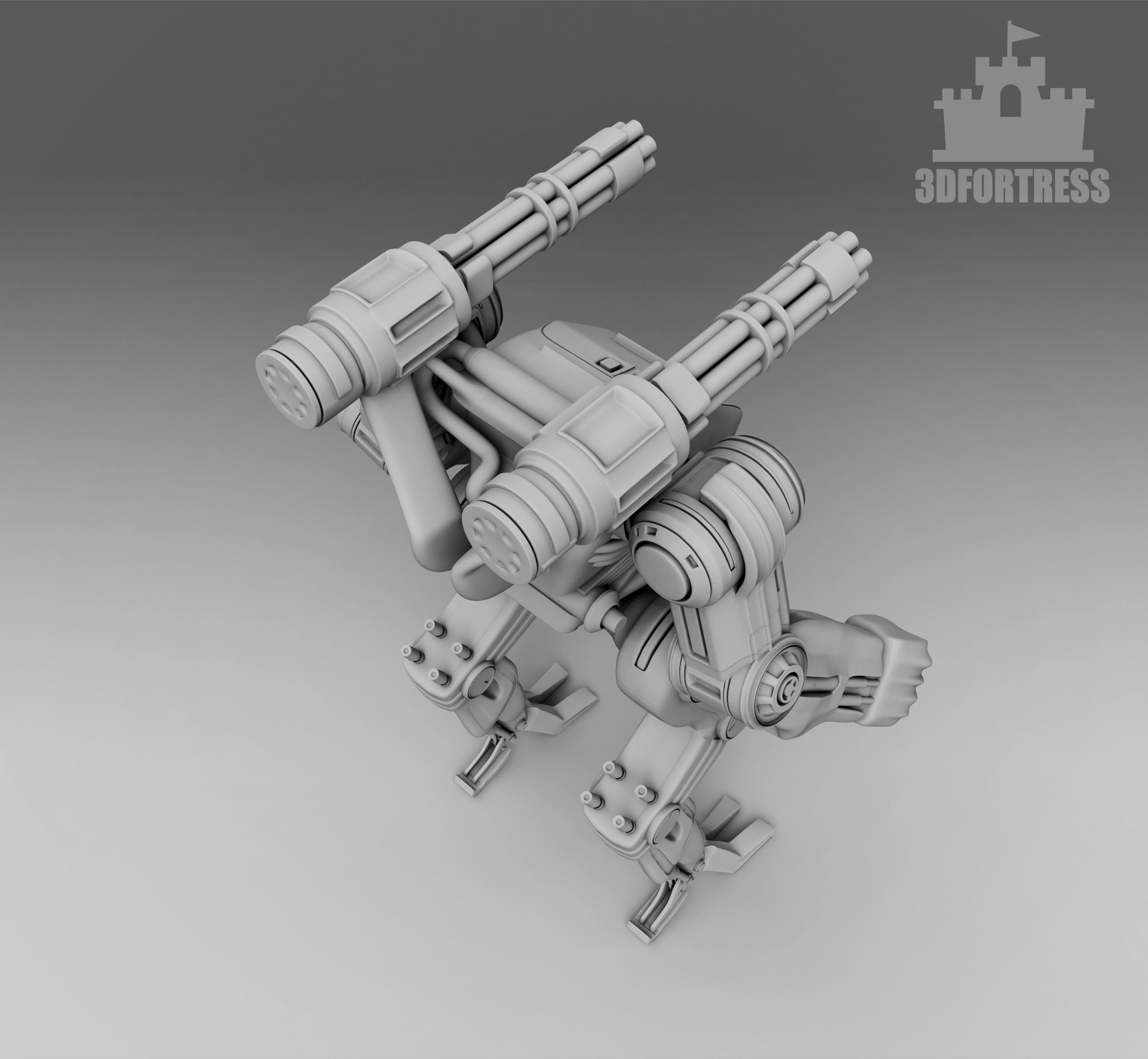 Robot T-20 G7 3D print model_2