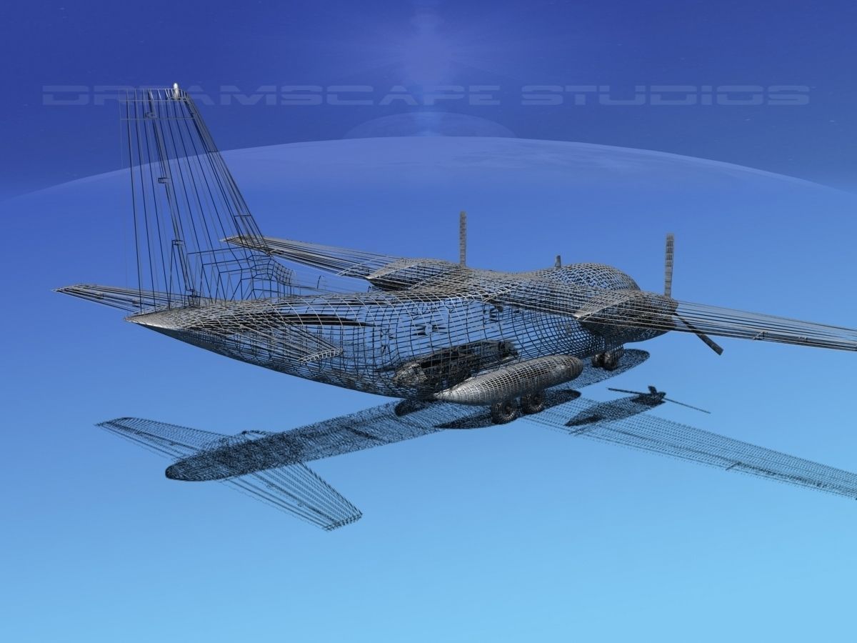 Alenia C-27A Unmarked Camo 3D model_14