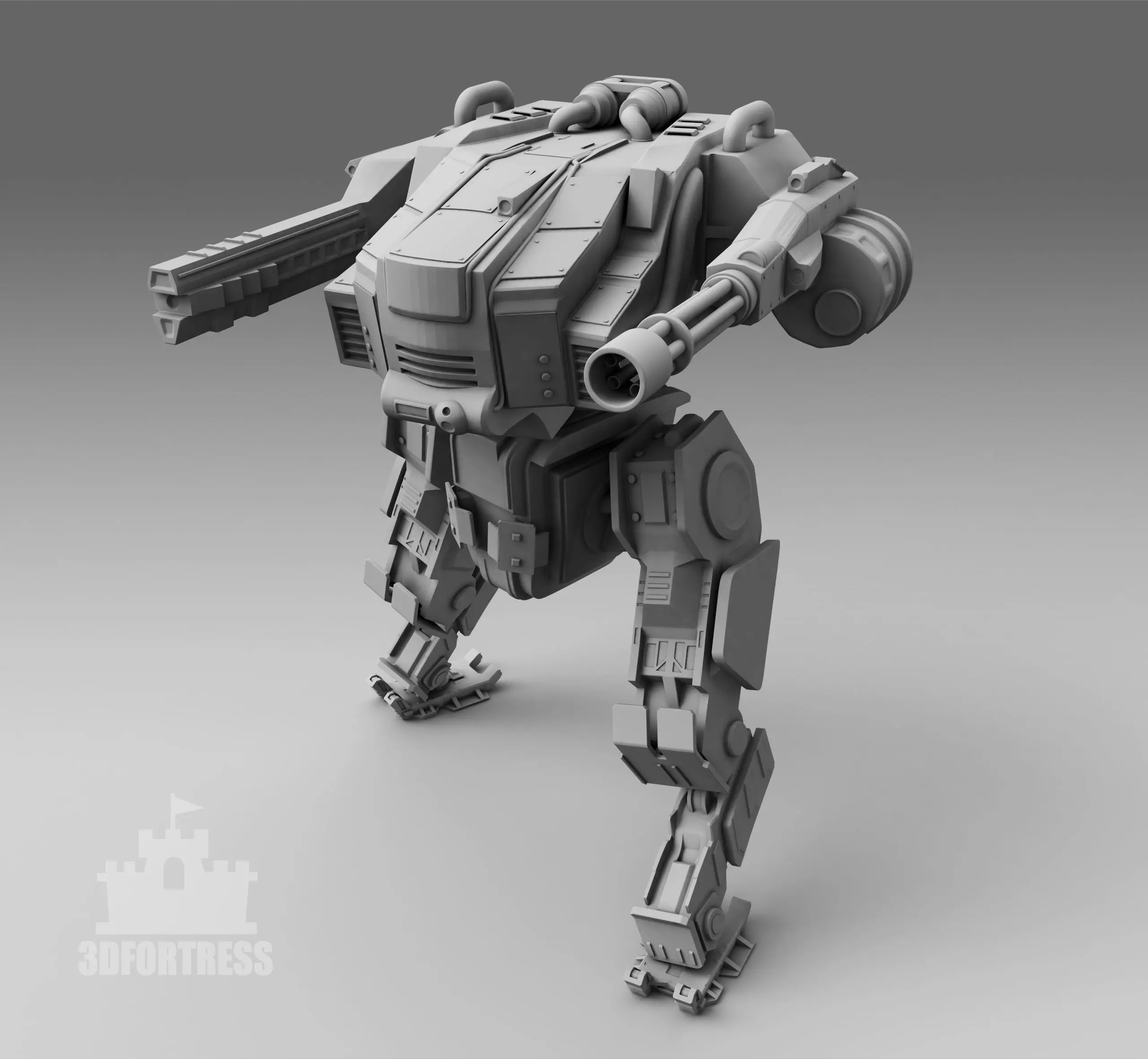 Robot Stormtrooper 3D print model_0