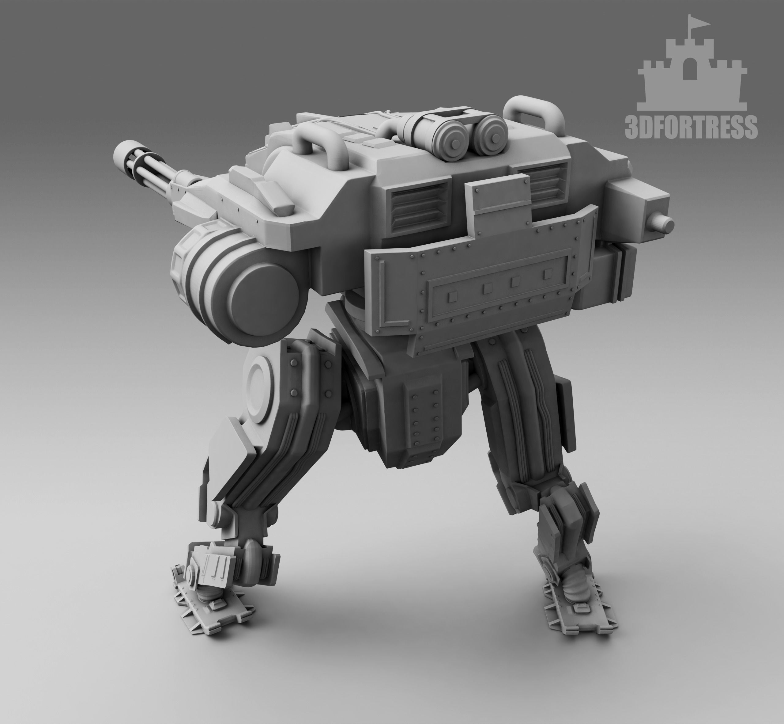 Robot Stormtrooper 3D print model_1