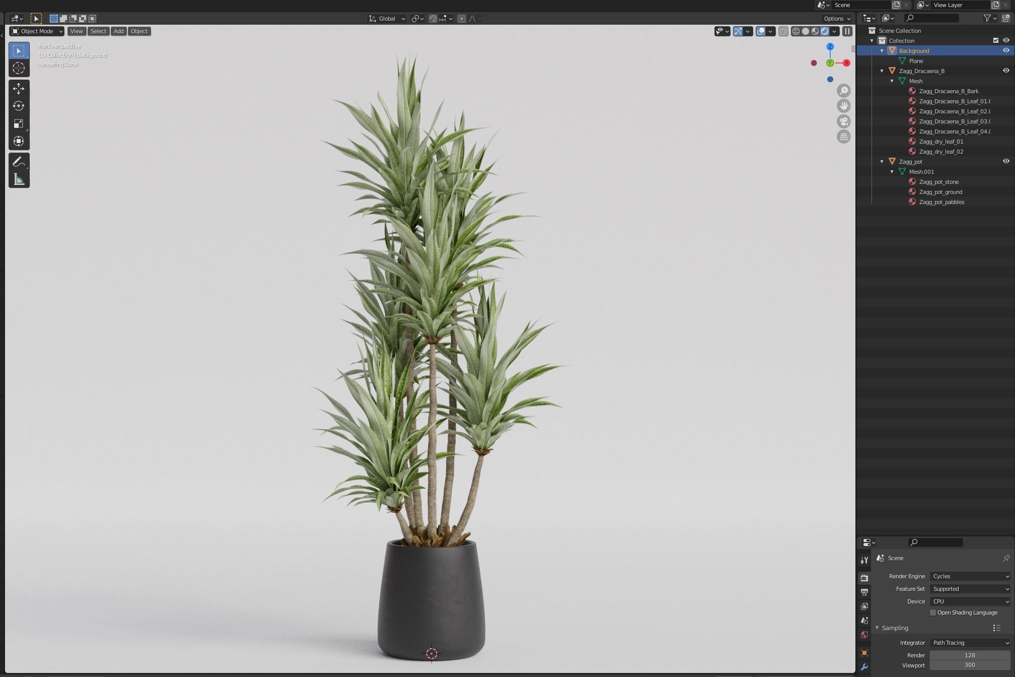 Plants collection 1112 3D model_6