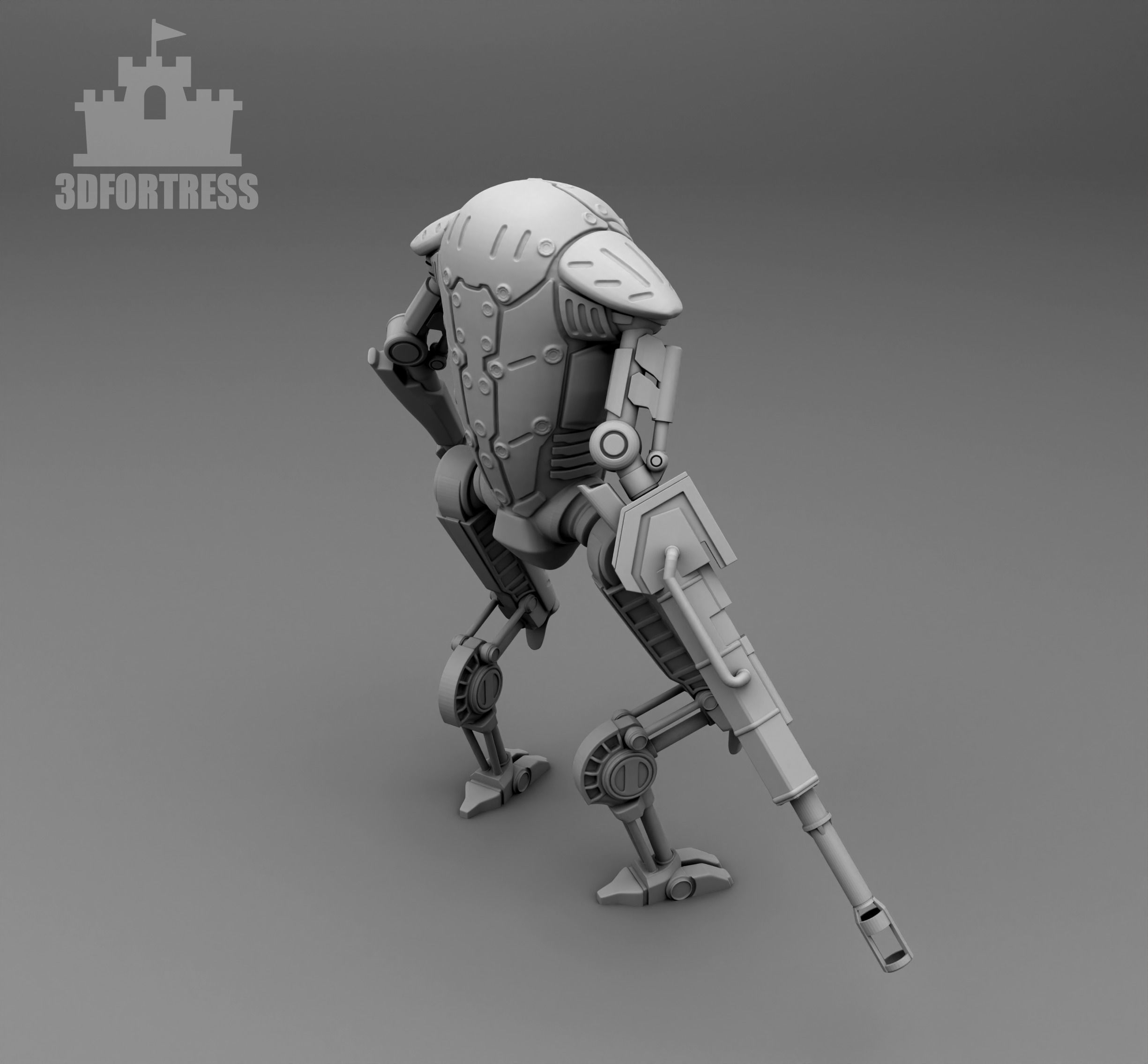  Robot T-1 3D print model_2