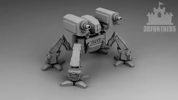  Robot Turret 3D print model
