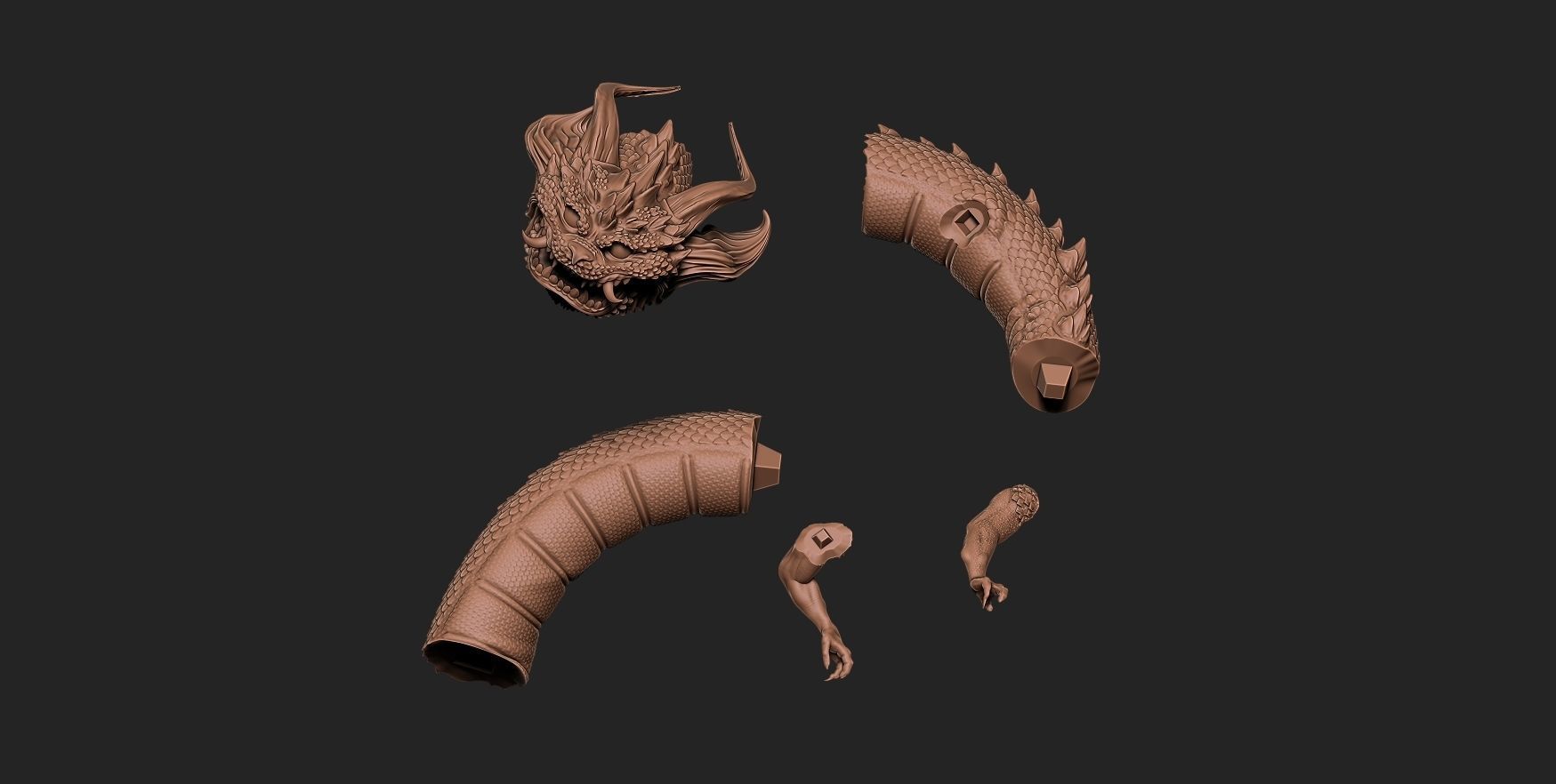 Fan Art - Samurai Spawn - Statue 3D print model_11