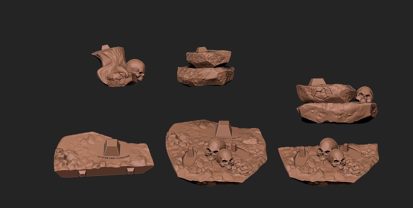 Fan Art - Samurai Spawn - Statue 3D print model_10