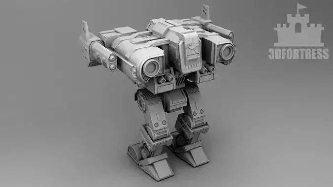 A classic robot 3D print model
